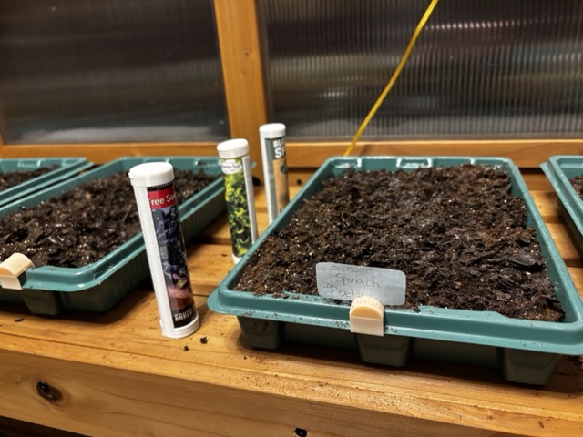 Seed Starter Tray label holder