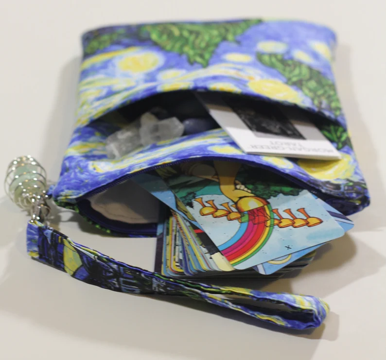 Van Gogh Starry Night wristlet bag — product photo 1